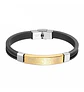 Pulsera Brazalete Placa Oración Cruz Jesus Color Oro Hombre - Miniatura 1