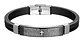 Pulsera Brazalete Placa Oración Cruz Jesus Color Oro Hombre - Miniatura 2
