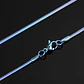 Cadena Serpiente 2 Mm Acero Inoxidable 45 Cm Hombre Y Mujer - Miniatura 12