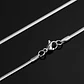 Cadena Serpiente 2 Mm Acero Inoxidable 45 Cm Hombre Y Mujer - Miniatura 28