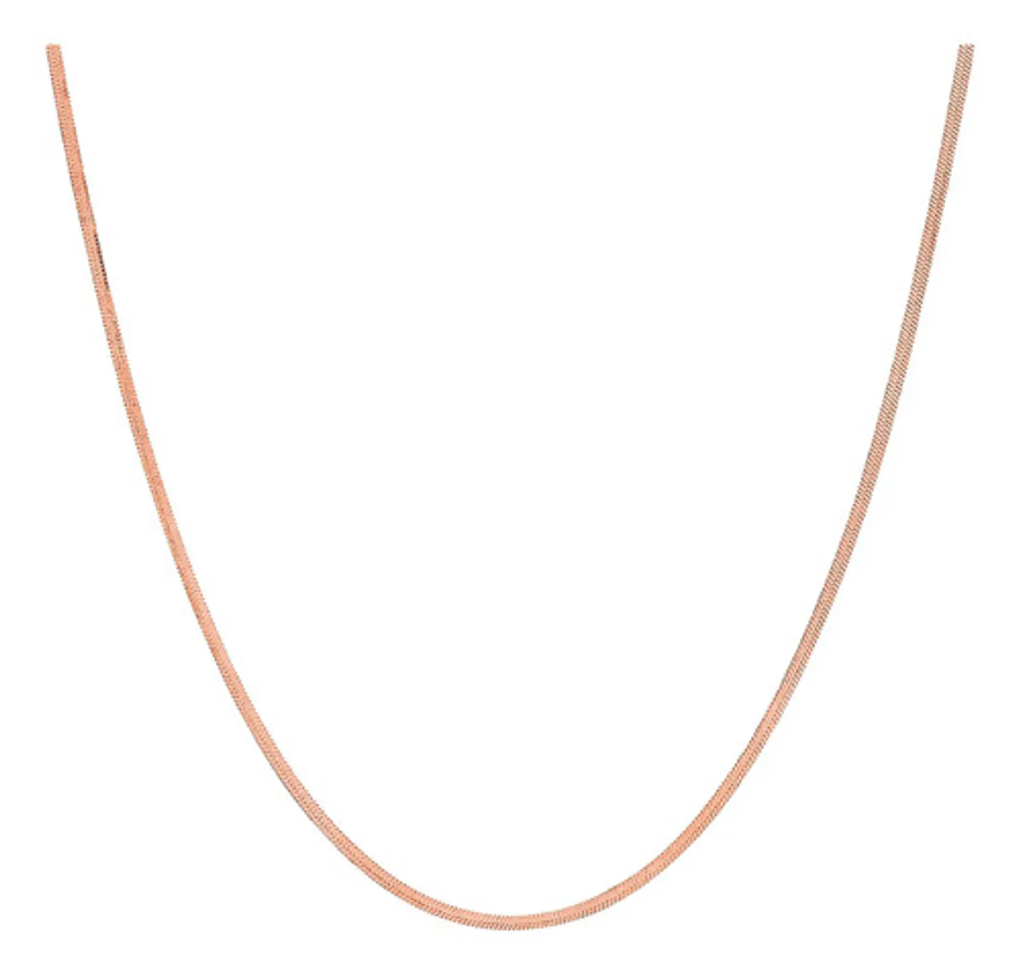 Cadena Serpiente 2 Mm Acero Inoxidable 45 Cm Hombre Y Mujer 32
