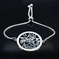 Pulsera Tetragramaton Color Plata Acero Inoxidable Mujer - Miniatura 2