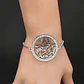 Pulsera Tetragramaton Color Plata Acero Inoxidable Mujer - Miniatura 3