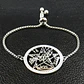 Pulsera Tetragramaton Color Plata Acero Inoxidable Mujer - Miniatura 7