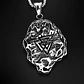 Collar Vikingo Brújula Valknut Acero Inoxidable Hombre  - Miniatura 4
