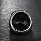 Anillo Sello San Benito Plateado Acero Inoxidable Hombre - Miniatura 4