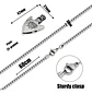 Collar Vikingo Acero Inoxidable Color Plata Flecha Hombre Plateado - Miniatura 2
