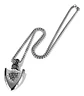 Collar Vikingo Acero Inoxidable Color Plata Flecha Hombre Plateado - Miniatura 4