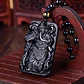 Collar Obsidiana Amuleto Suerte Guan Gong Para Hombre Mujer - Miniatura 5