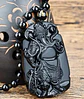 Collar Obsidiana Amuleto Suerte Guan Gong Para Hombre Mujer - Miniatura 14