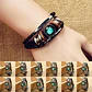 Pulsera Manilla Cuero Zodiacal Constelacion Hombre Y Mujer - Miniatura 3