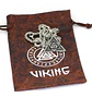 Collar Dije Valknut Vikingo Nórdico Huginn Y Muninn Hombre - Miniatura 5