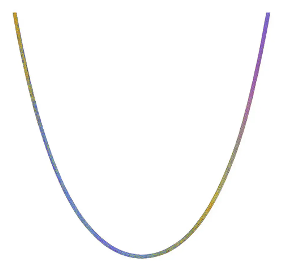 Cadena Serpiente 2 Mm Acero Inoxidable 55 Cm Hombre Y Mujer 1