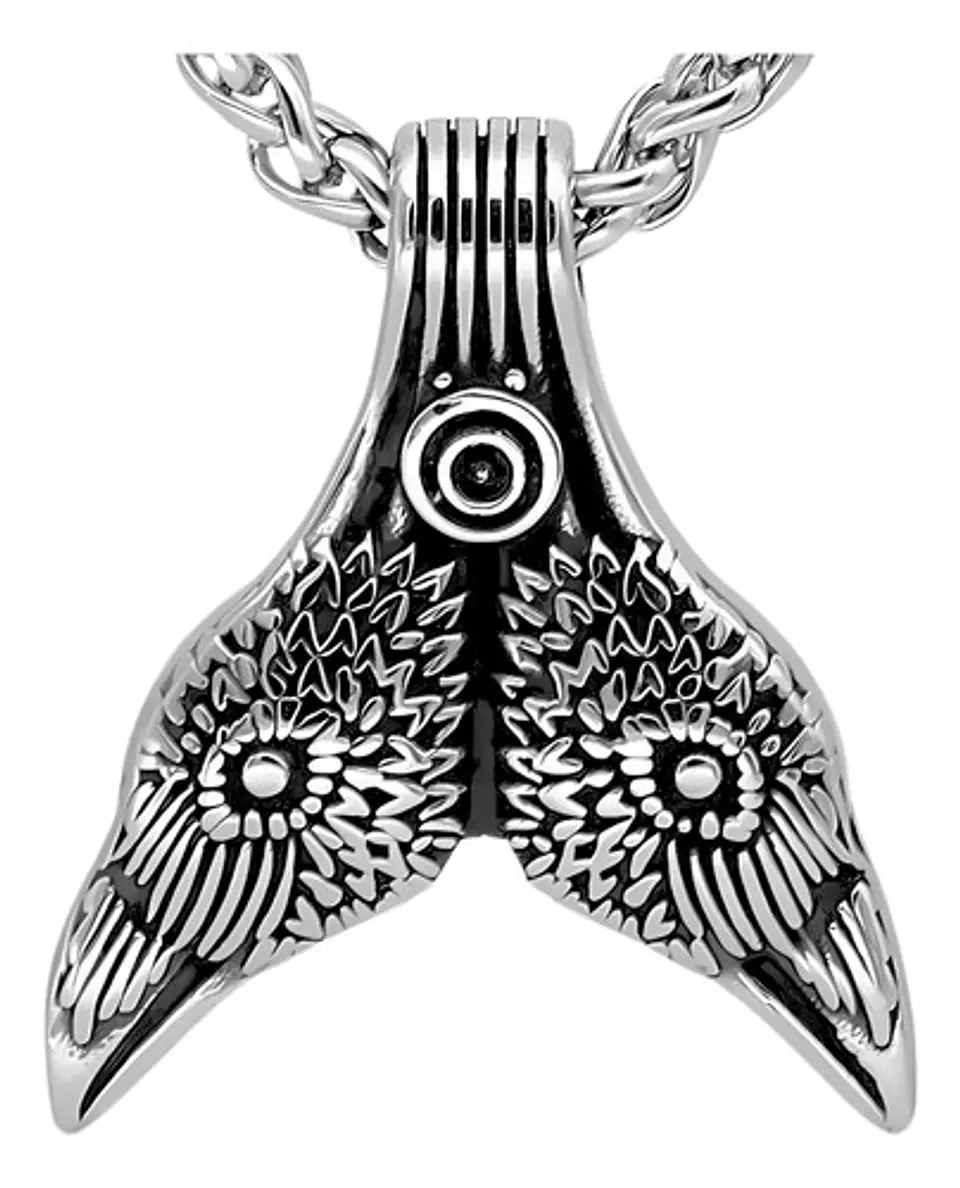 Collar Cuervos Thor Vikingo Nórdico Acero Inoxidable Hombre 1