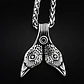 Collar Cuervos Thor Vikingo Nórdico Acero Inoxidable Hombre - Miniatura 3
