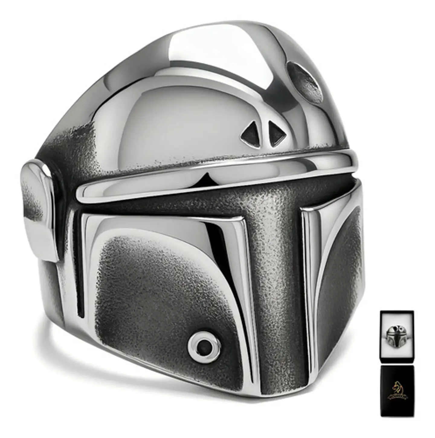 Anillo Clon Storm Acero Inoxidable Color Plata Para Hombre 1