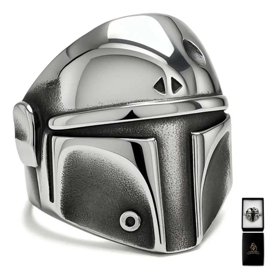 Anillo Clon Storm Acero Inoxidable Color Plata Para Hombre 1