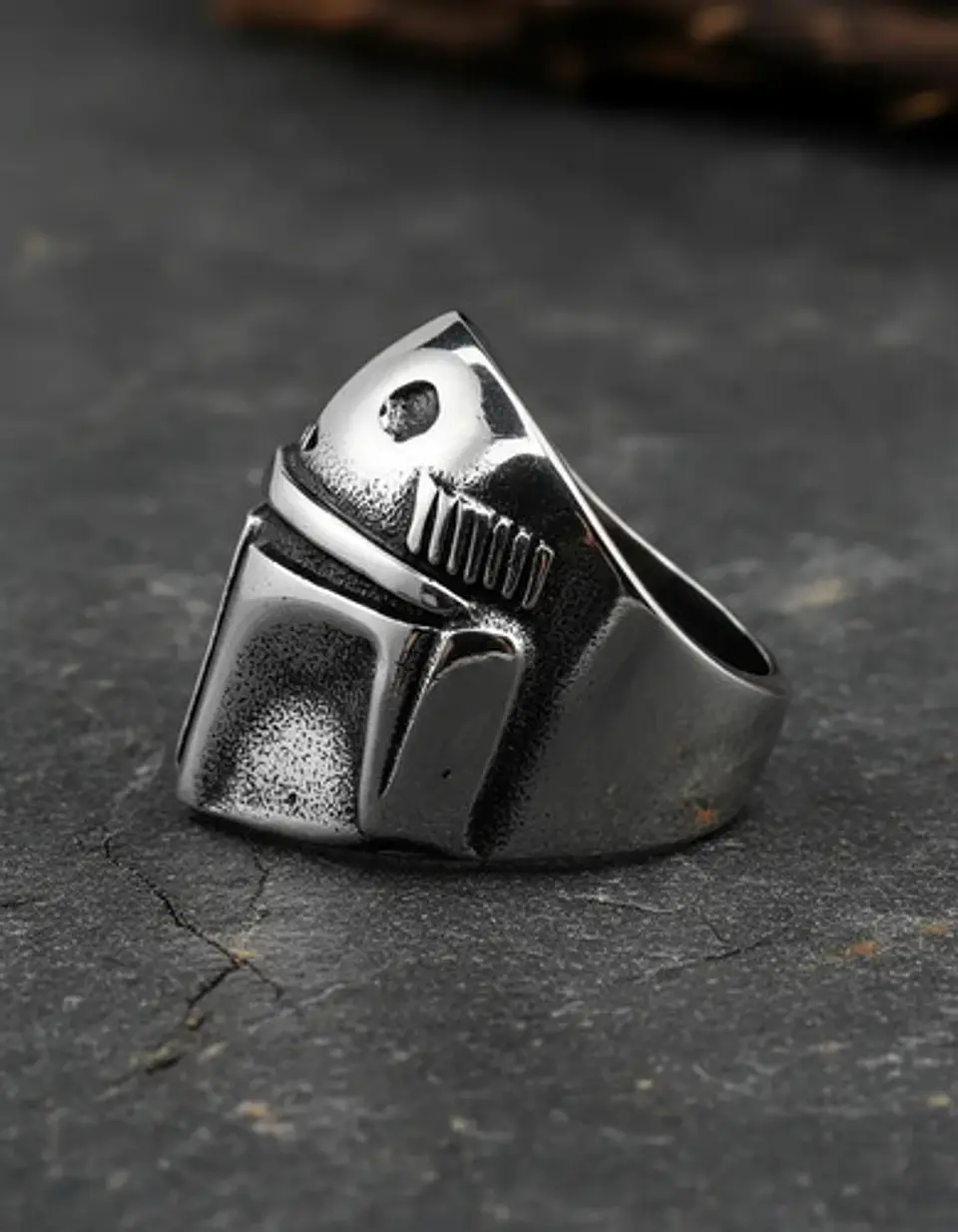 Anillo Clon Storm Acero Inoxidable Color Plata Para Hombre 3