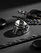Anillo Clon Storm Acero Inoxidable Color Plata Para Hombre - Miniatura 4