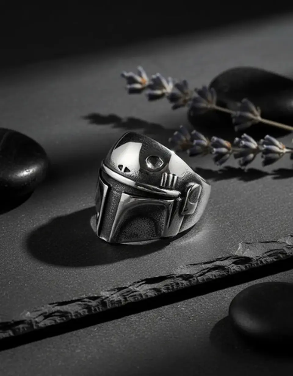 Anillo Clon Storm Acero Inoxidable Color Plata Para Hombre 4