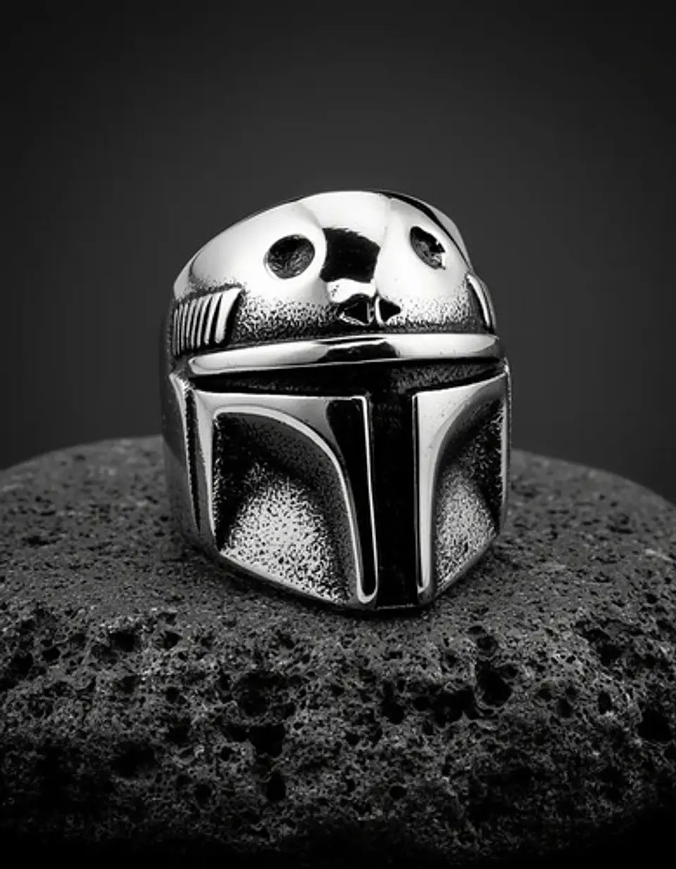 Anillo Clon Storm Acero Inoxidable Color Plata Para Hombre 6