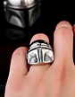 Anillo Clon Storm Acero Inoxidable Color Plata Para Hombre - Miniatura 8
