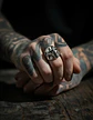 Anillo Clon Storm Acero Inoxidable Color Plata Para Hombre - Miniatura 10