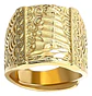 Anillo Hombre Ajustable Velero Barco Baño De Oro Gold Filled - Miniatura 2