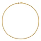 Cadena 50 Cm Serpiente 1,5 Mm Color Oro Acero Hombre Y Mujer - Miniatura 3