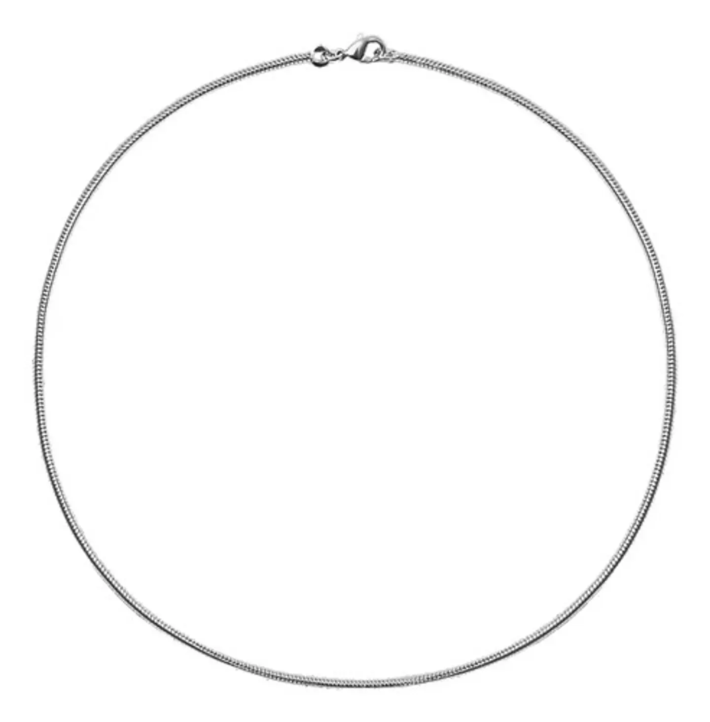 Cadena 50 Cm Serpiente 1,5 Mm Color Oro Acero Hombre Y Mujer 10