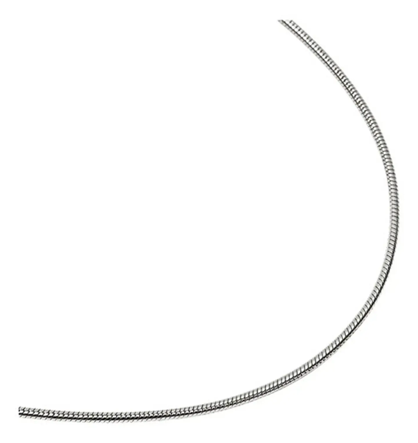 Cadena 50 Cm Serpiente 1,5 Mm Color Oro Acero Hombre Y Mujer 11