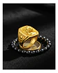 Anillo Cabeza Dragón Color Oro Hip Hop Para Hombre Y Mujer - Miniatura 7
