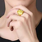 Anillo Cabeza Dragón Color Oro Hip Hop Para Hombre Y Mujer - Miniatura 8