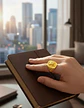 Anillo Cabeza Dragón Color Oro Hip Hop Para Hombre Y Mujer - Miniatura 10