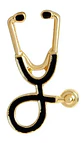 Broche Pin Insignia Médico Estetoscopio Medicin Hombre Mujer - Miniatura 4