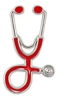Broche Pin Insignia Médico Estetoscopio Medicin Hombre Mujer - Miniatura 12