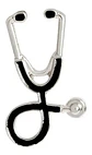 Broche Pin Insignia Médico Estetoscopio Medicin Hombre Mujer - Miniatura 14