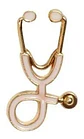 Broche Pin Insignia Médico Estetoscopio Medicin Hombre Mujer - Miniatura 19