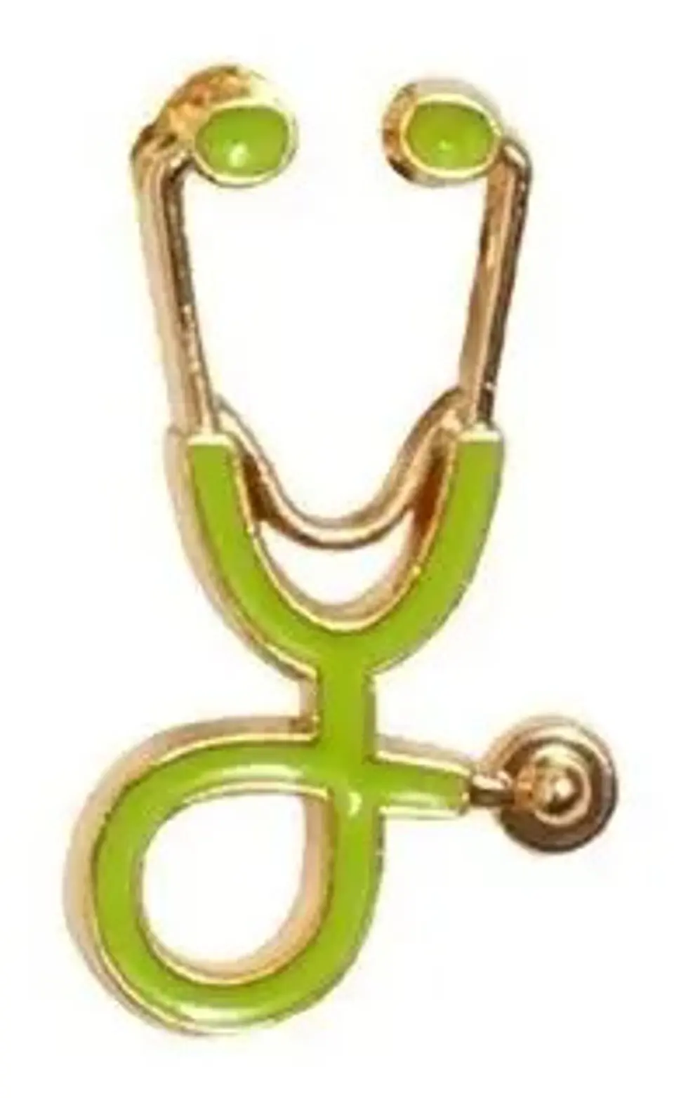 Broche Pin Insignia Médico Estetoscopio Medicin Hombre Mujer 20