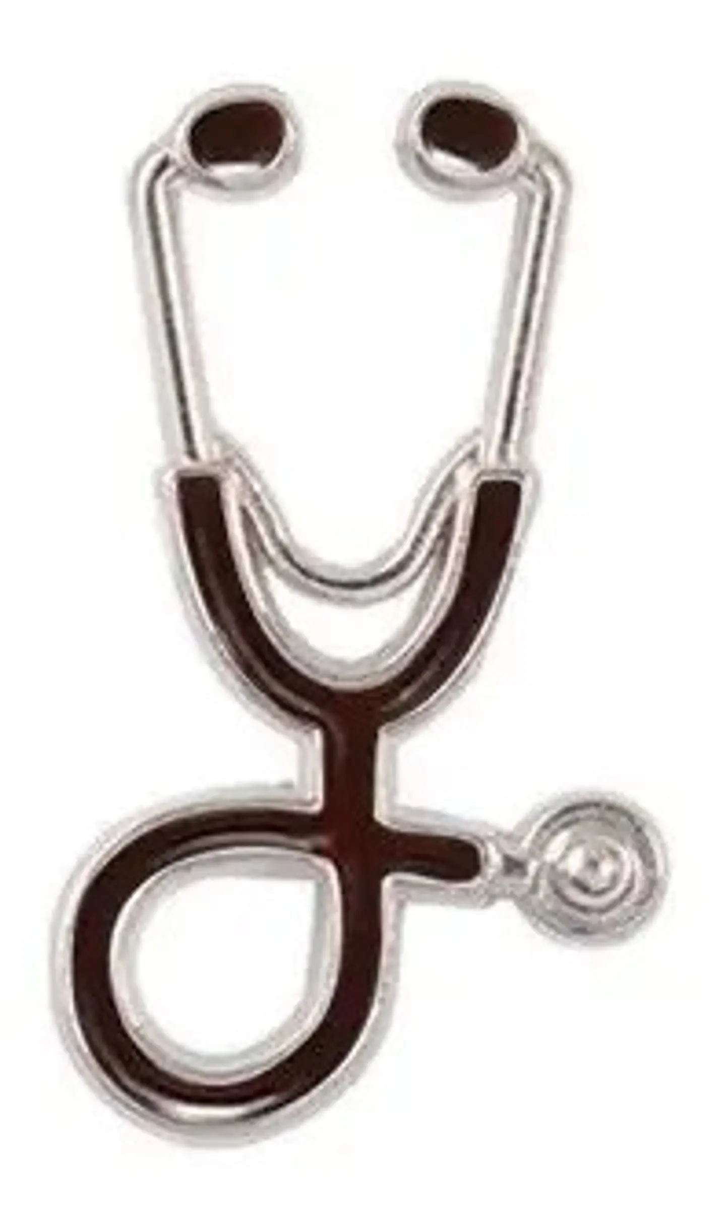 Broche Pin Insignia Médico Estetoscopio Medicin Hombre Mujer 22