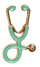 Broche Pin Insignia Médico Estetoscopio Medicin Hombre Mujer - Miniatura 24