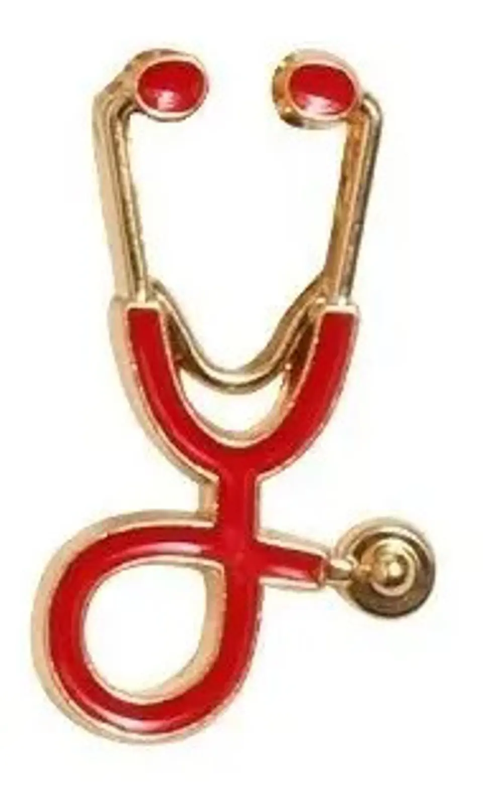 Broche Pin Insignia Médico Estetoscopio Medicin Hombre Mujer 26