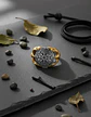 Anillo Acero Color Plata Vikingo Brujula Cuervos Odin Hombre - Miniatura 9