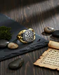 Anillo Acero Color Plata Vikingo Brujula Cuervos Odin Hombre - Miniatura 10