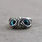Anillo Argolla Vintage Búho Ojos Color Plata Mujer Hombre - Miniatura 13