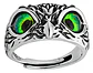 Anillo Argolla Vintage Búho Ojos Color Plata Mujer Hombre - Miniatura 15