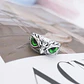 Anillo Argolla Vintage Búho Ojos Color Plata Mujer Hombre - Miniatura 18