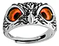 Anillo Argolla Vintage Búho Ojos Color Plata Mujer Hombre - Miniatura 20
