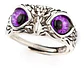 Anillo Argolla Vintage Búho Ojos Color Plata Mujer Hombre - Miniatura 25