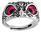 Anillo Argolla Vintage Búho Ojos Color Plata Mujer Hombre - Miniatura 26